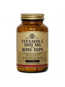 VITAMINA C CON ROSA MOSQUETA 1000MG 100 COMPRIMIDOS - SOLGAR - 033984024007